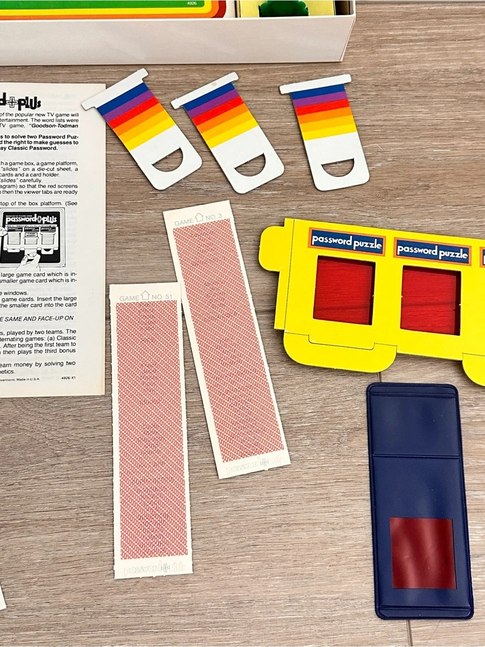 Vintage 1979 Password Plus 3rd Edition Game by Milton Bradley COMPLETE UNPUNCHED